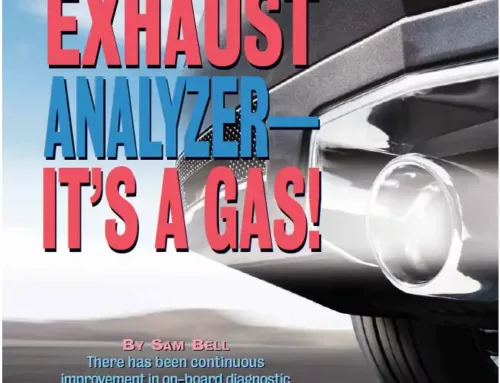 Turn on Your Exhaust Analyzer – It’s A Gas!